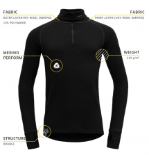 Devold Expedition Merino 235 Z.Neck Man 